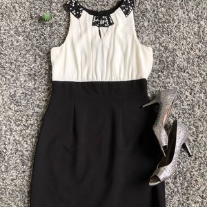 Black and White Formal Dress